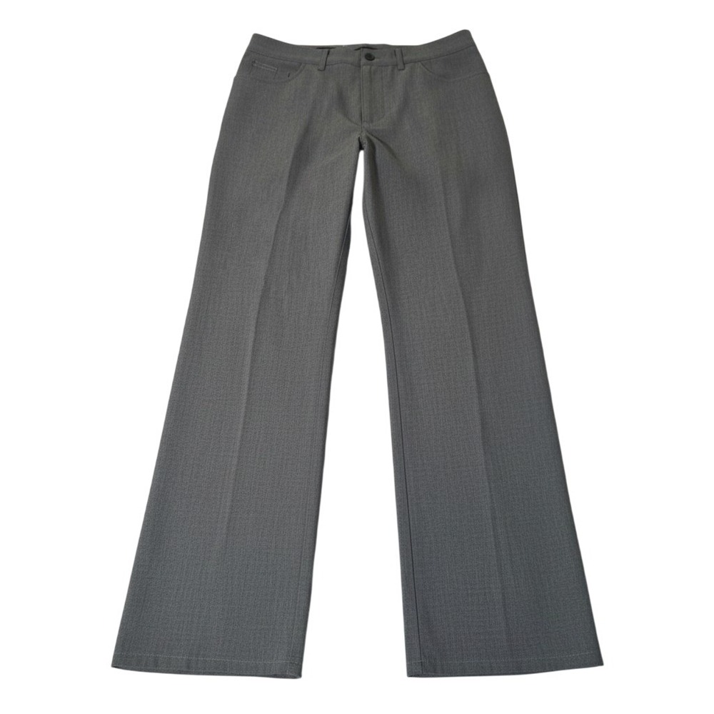 Alberto Pants Men 36x32 Grey Tom Comfort Fit Ceramica Straight Leg Trousers